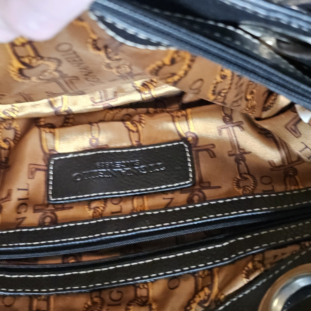 Tignanello Black and Cream Two-Toned Purse - Picture 10 of 15